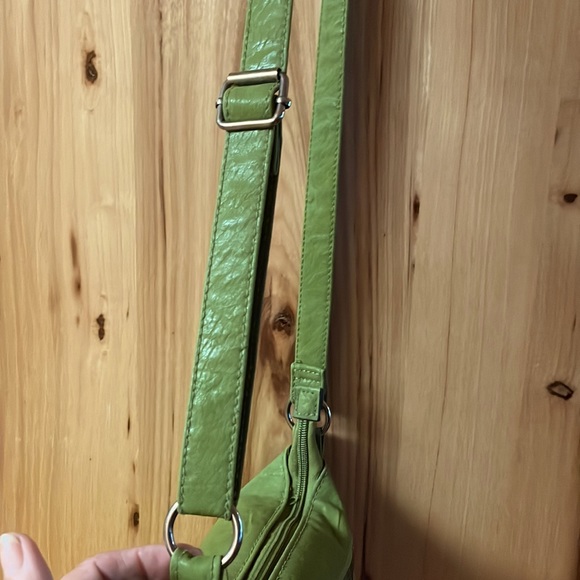 GREAT AMERICAN LEATHER avocado shoulder/crossbody bag - Picture 3 of 11